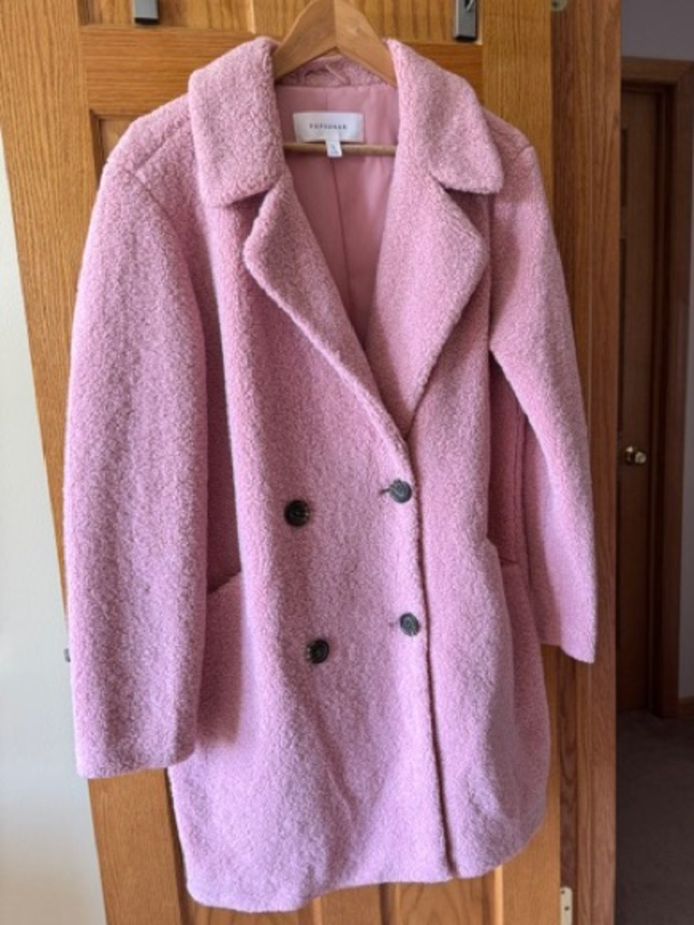 Pop Sugar brand Pink coat, size Lg.